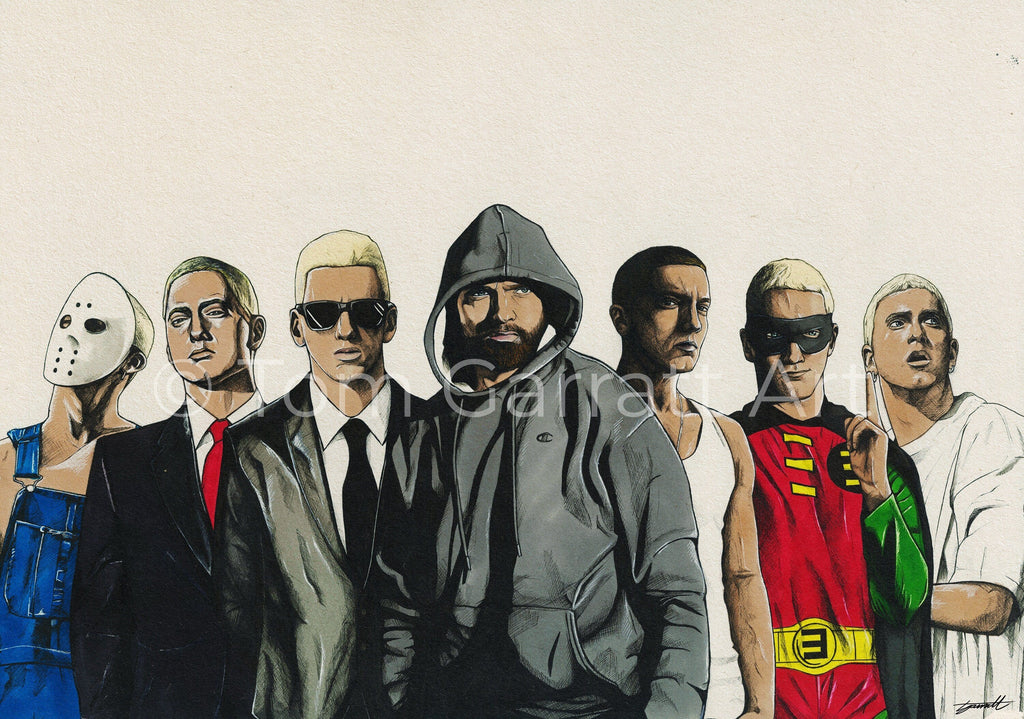 EMINEM LEGACY - Pen Art Print