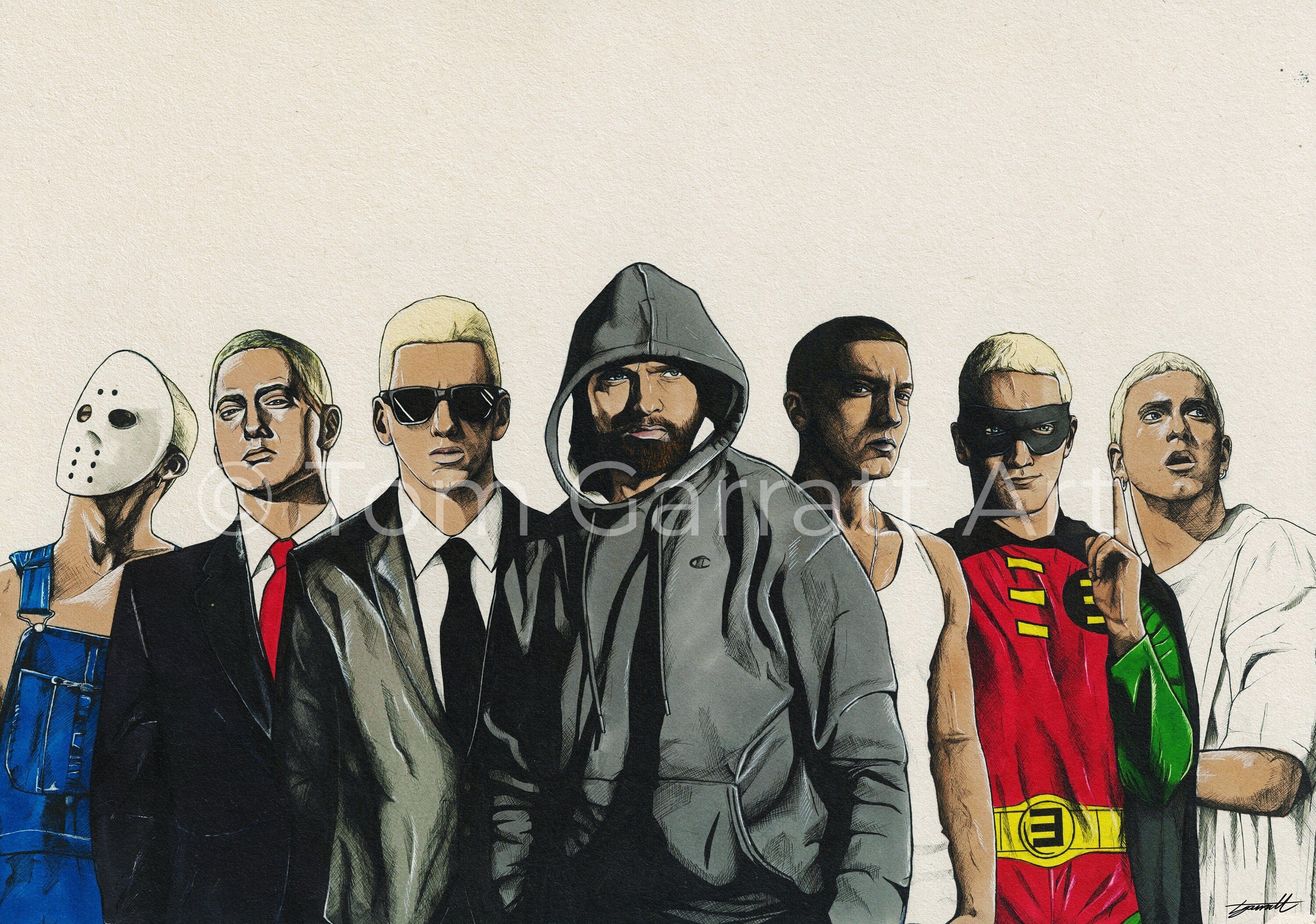 EMINEM LEGACY - Pen Art Print