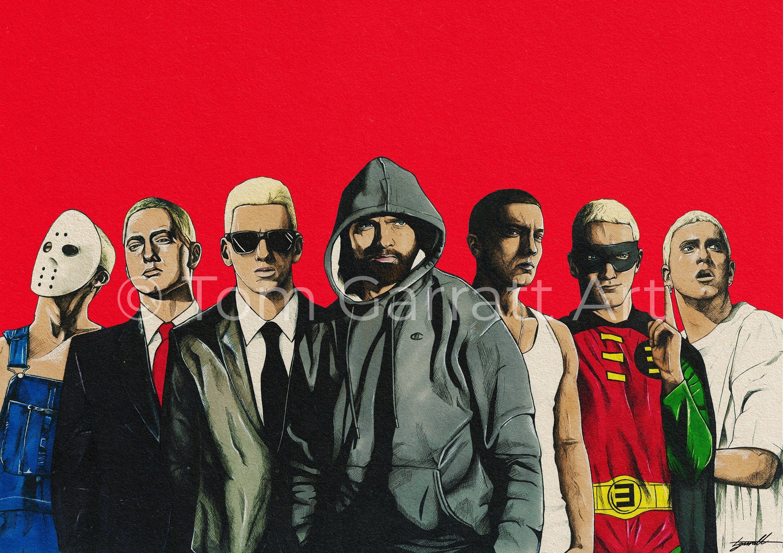 EMINEM LEGACY - Pen Art Print