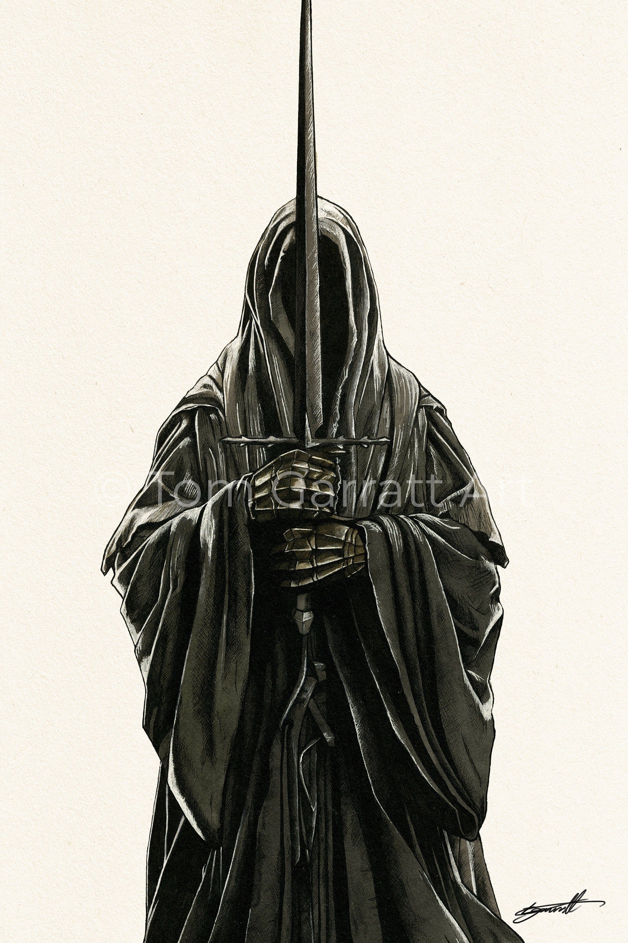 NAZGUL - Pen Art Print