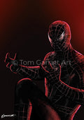 SYMBIOTE SPIDER-MAN - Pen Art Print