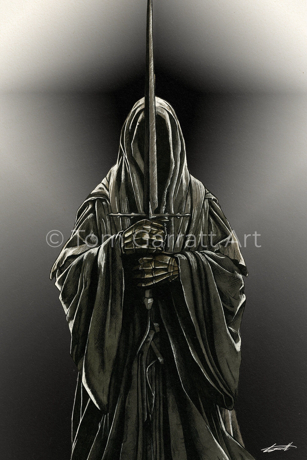NAZGUL - Pen Art Print