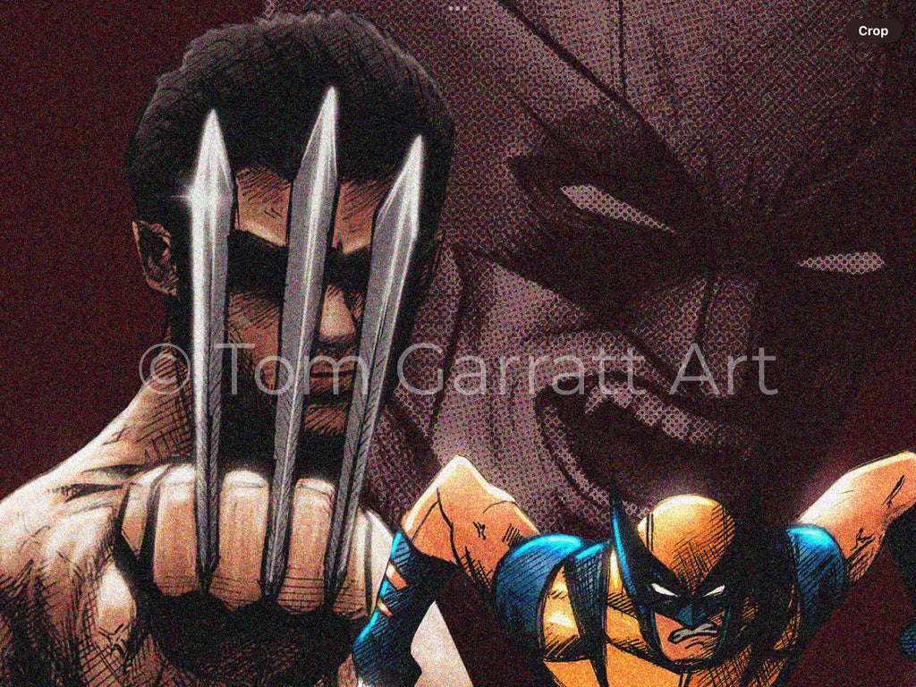 WOLVERINE LOGAN - Pen Art Print