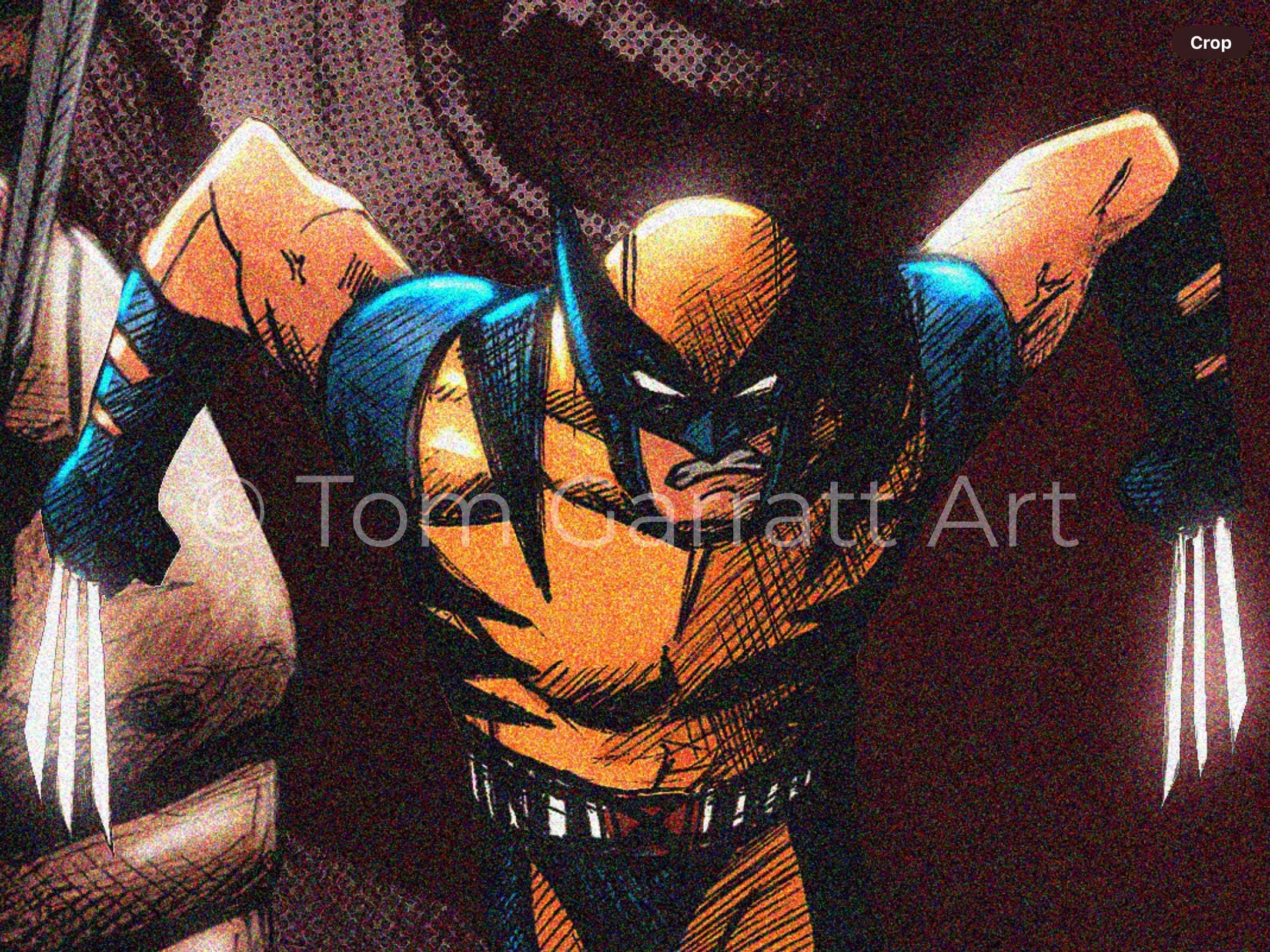 WOLVERINE LOGAN - Pen Art Print