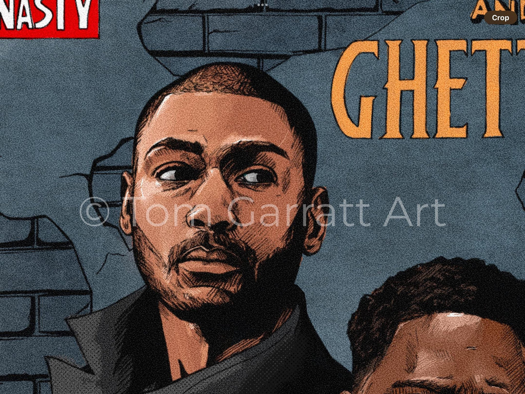 KANO & GHETTS COMIC - Pen Art Print