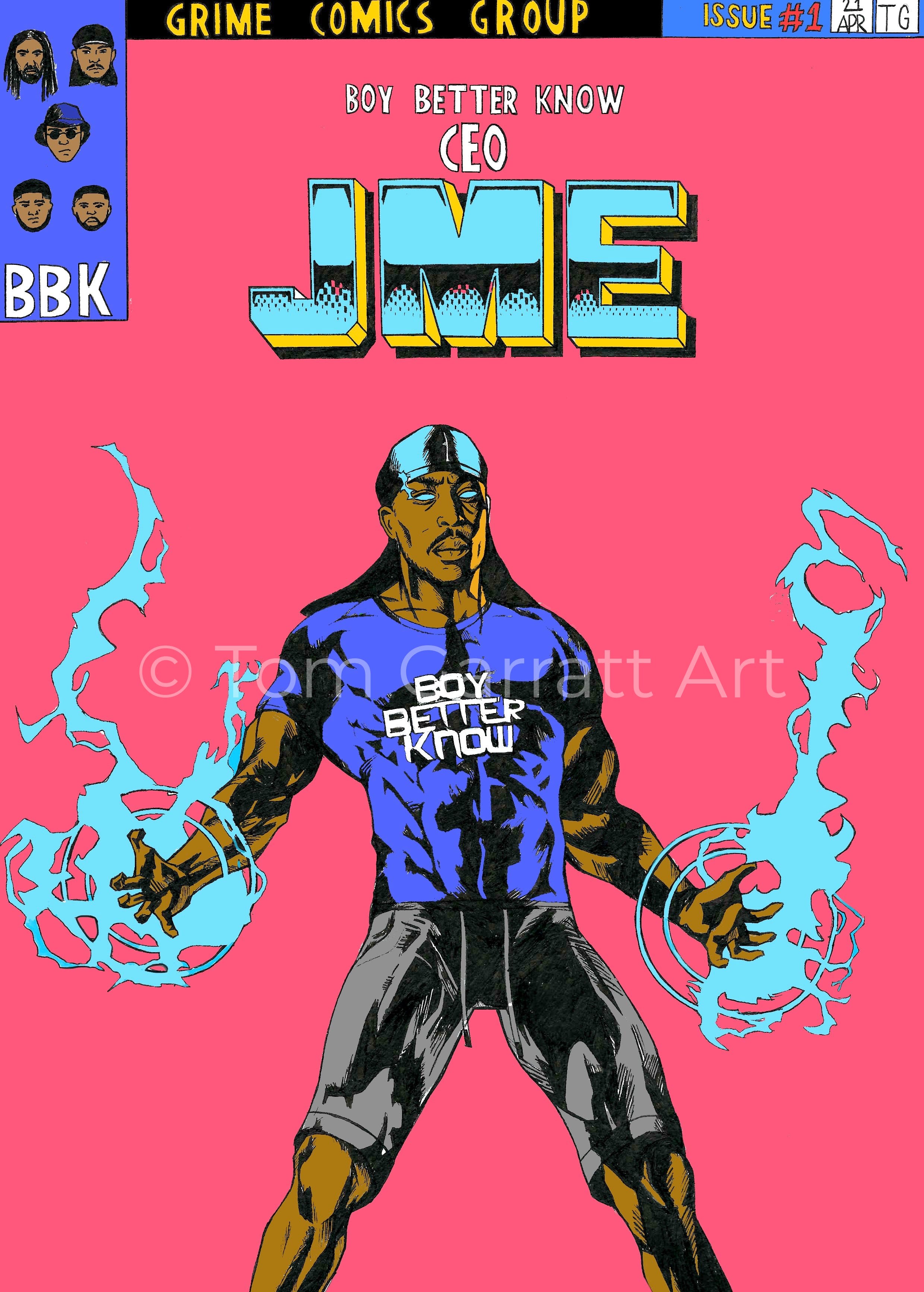JME COMIC 1 - Pen Art Print