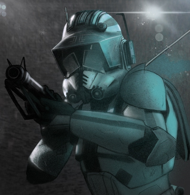 IMPERIAL COMMANDER CODY - Digital Art Print