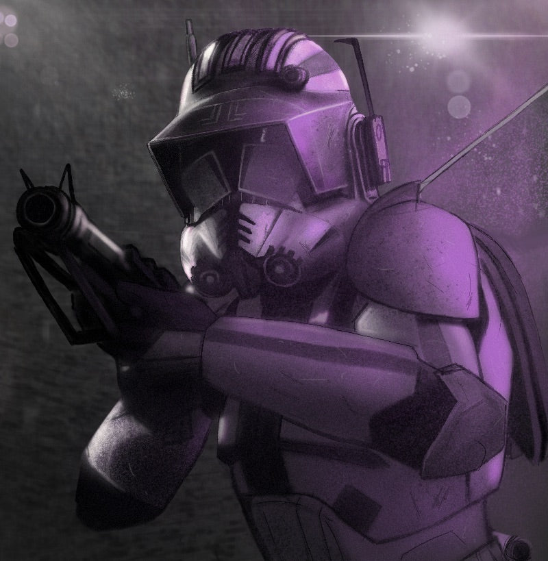 IMPERIAL COMMANDER CODY - Digital Art Print