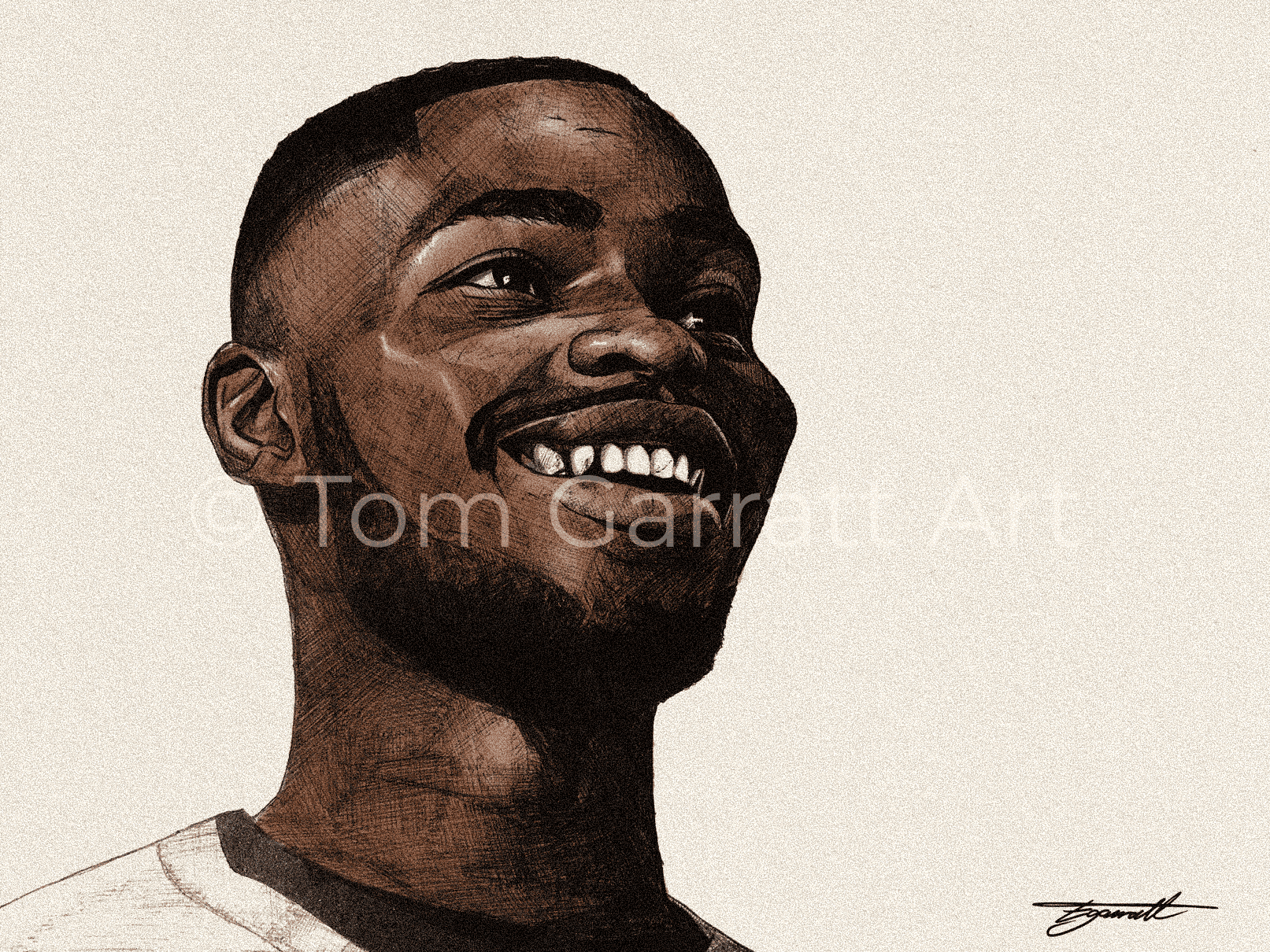 DAVE - Pen Art Print