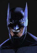 BATMAN PORTRAIT - Pen Art Print