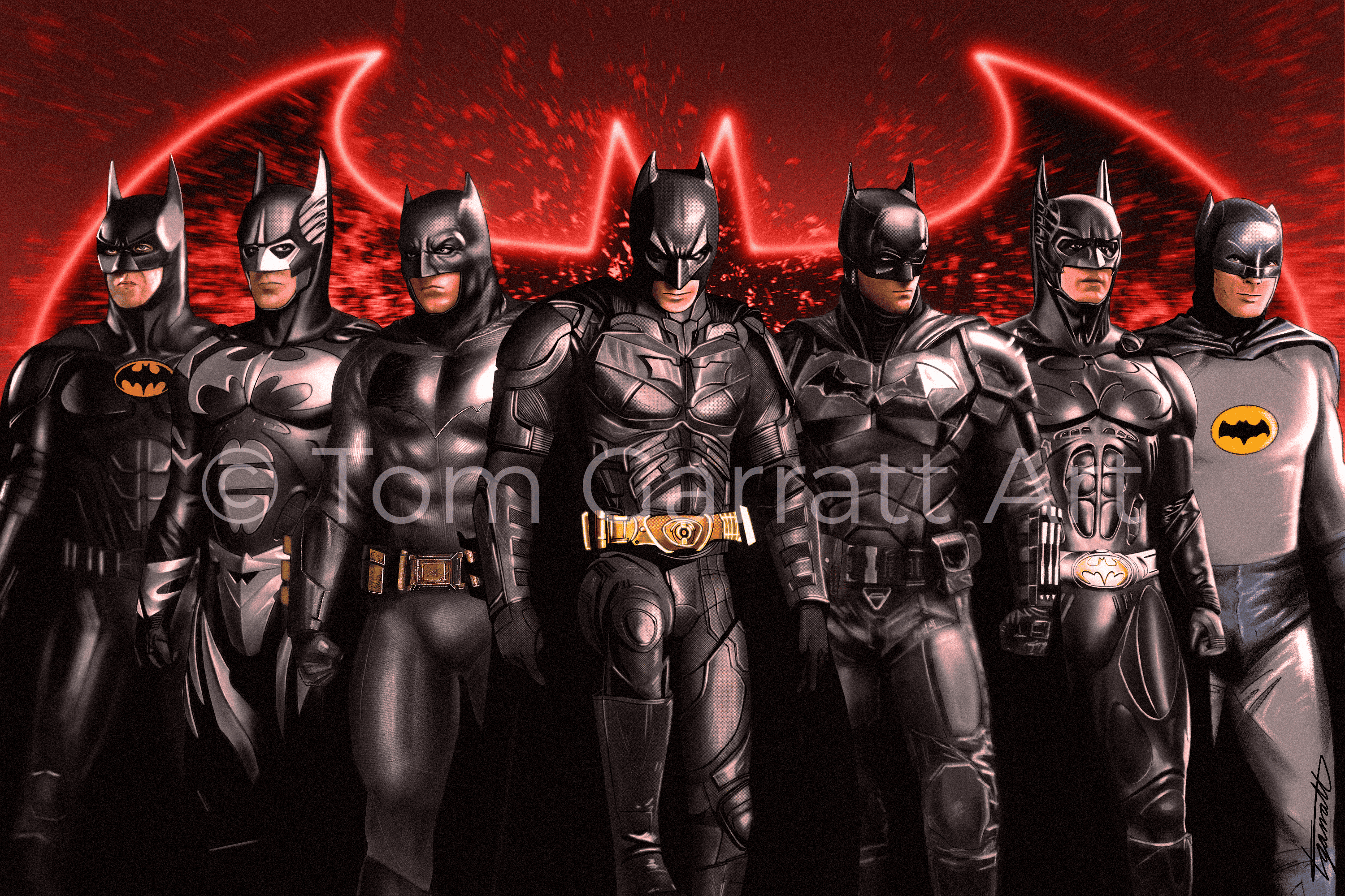 BATMAN LEGACY - Digital Art Print