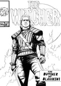THE WITCHER COMIC - Pen Art Print