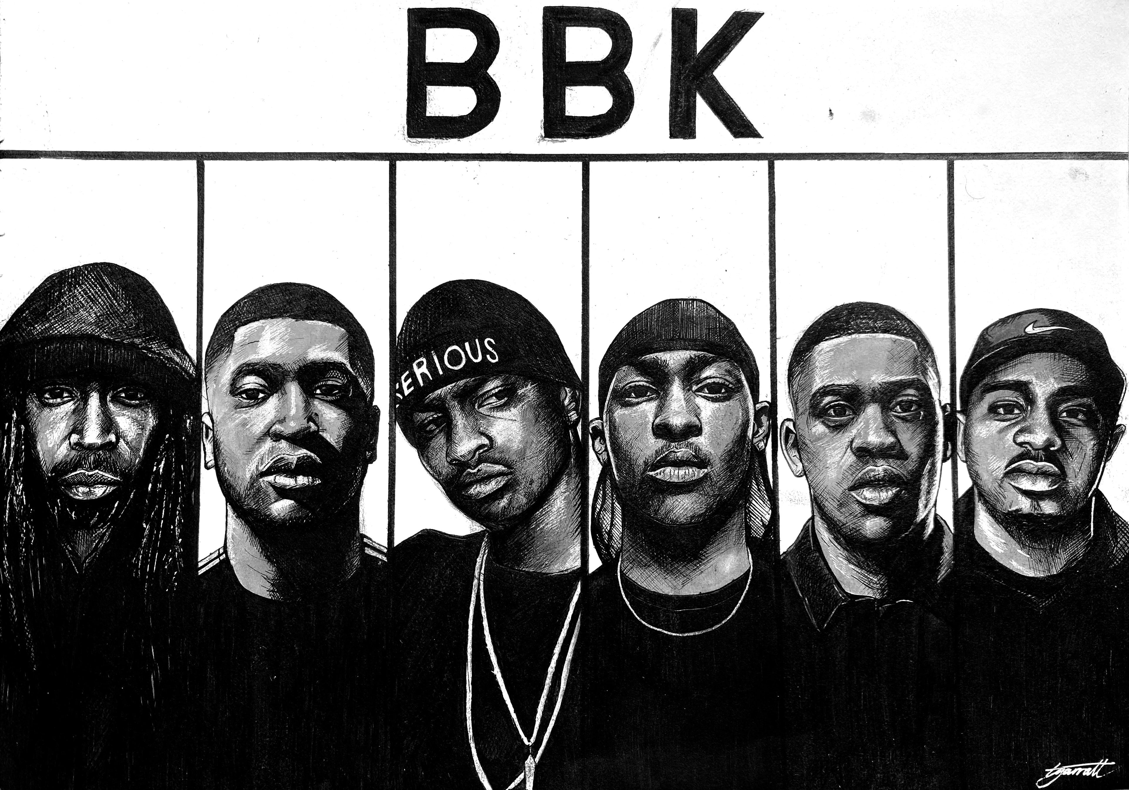 BOY BETTER KNOW GRIME - Pen Art Print