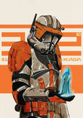 COMMANDER CODY - Pen Art Print