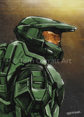 HALO MASTERCHIEF - Pen Art Print