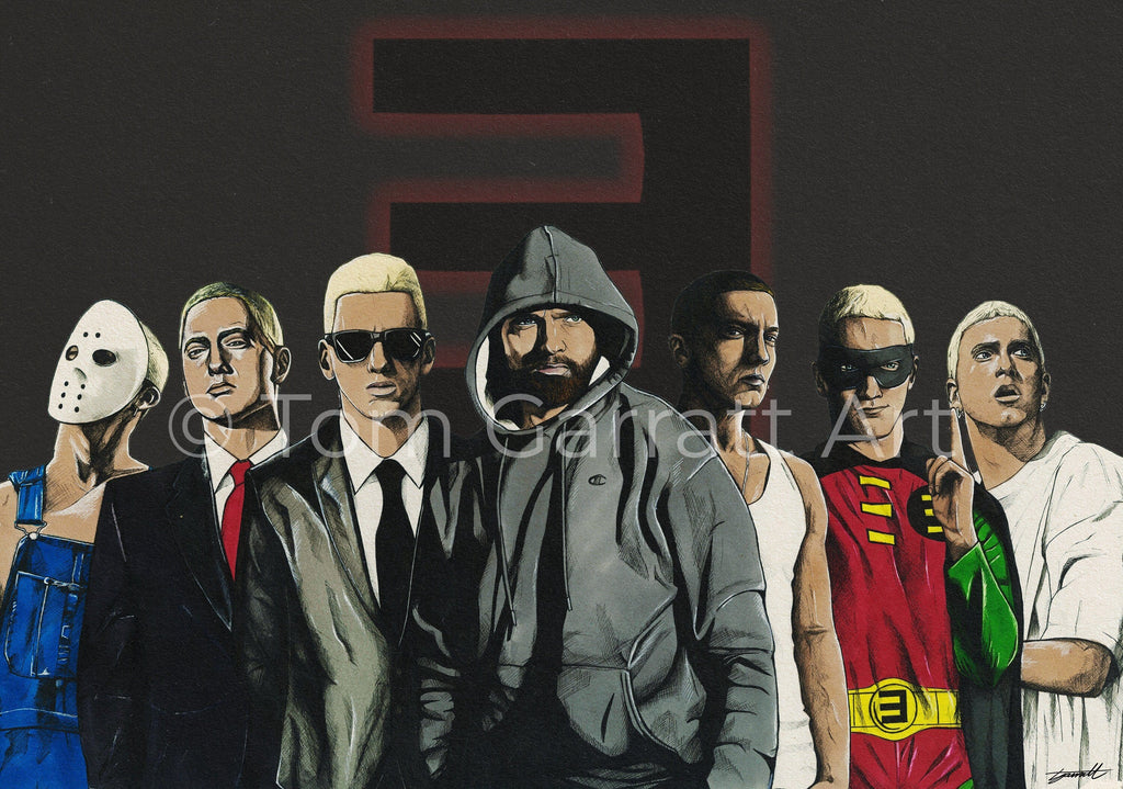 EMINEM LEGACY - Pen Art Print