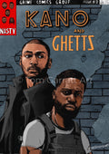 KANO & GHETTS COMIC - Pen Art Print