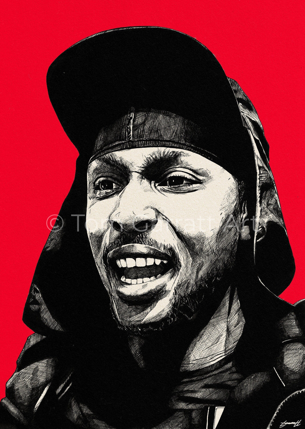 JME - Pen Art Print